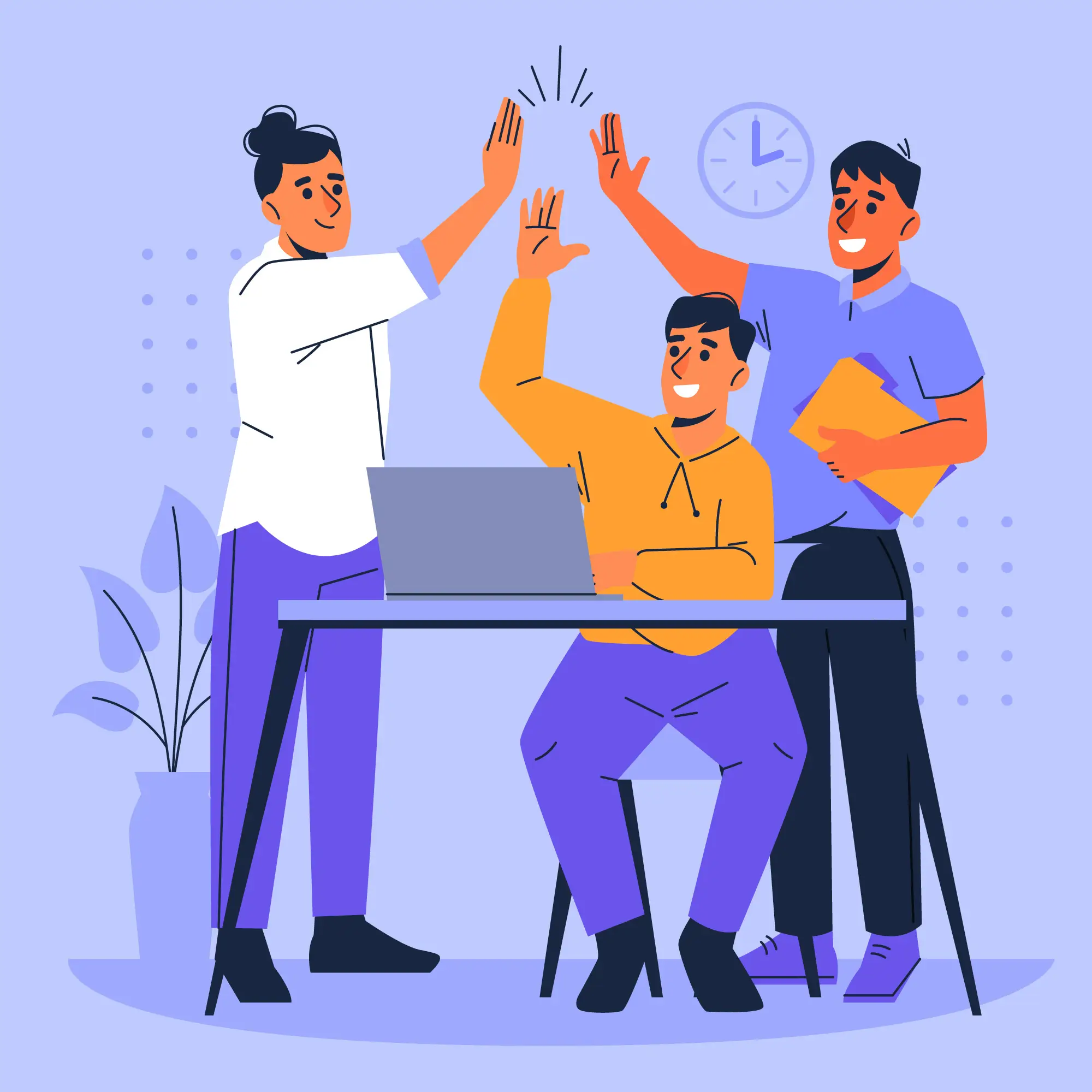 Ilustração de vantagens